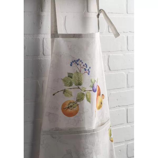 imageCotton Apron with Center Pocket Kitchen Unisex Cloth Apron 1 Piece with Long Ties for Painting Cooking Baking Restaurant21  Fruit Dhiver