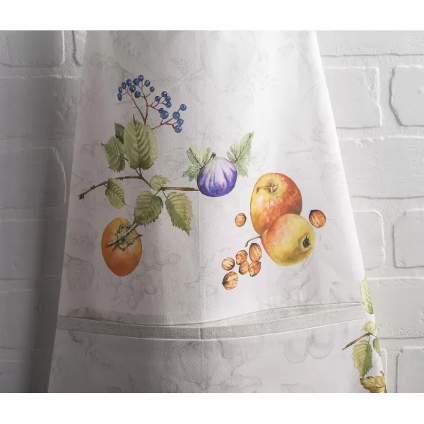 imageCotton Apron with Center Pocket Kitchen Unisex Cloth Apron 1 Piece with Long Ties for Painting Cooking Baking Restaurant21  Fruit Dhiver