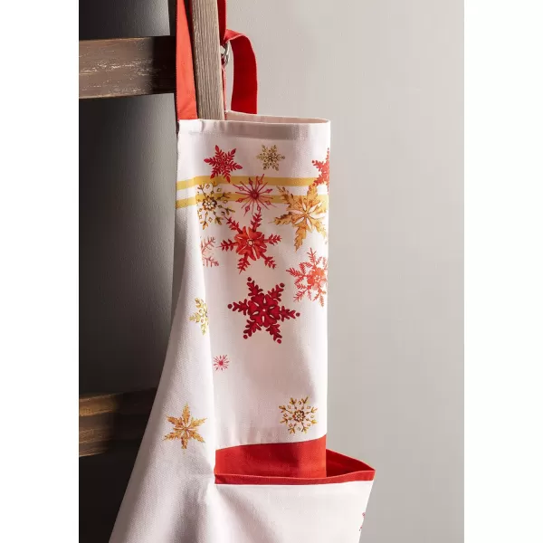 imageCotton Apron with Center Pocket Kitchen Unisex Cloth Apron 1 Piece with Long Ties for Painting Cooking Baking Restaurant23  Crystal Star