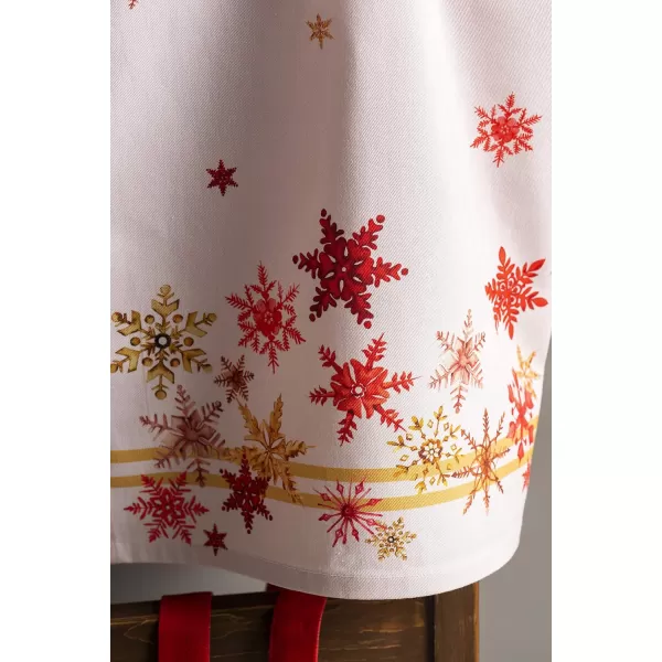 imageCotton Apron with Center Pocket Kitchen Unisex Cloth Apron 1 Piece with Long Ties for Painting Cooking Baking Restaurant23  Crystal Star