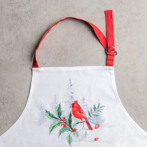 imageCotton Apron with Center Pocket Kitchen Unisex Cloth Apron 1 Piece with Long Ties for Painting Cooking Baking Restaurant3  Morzine