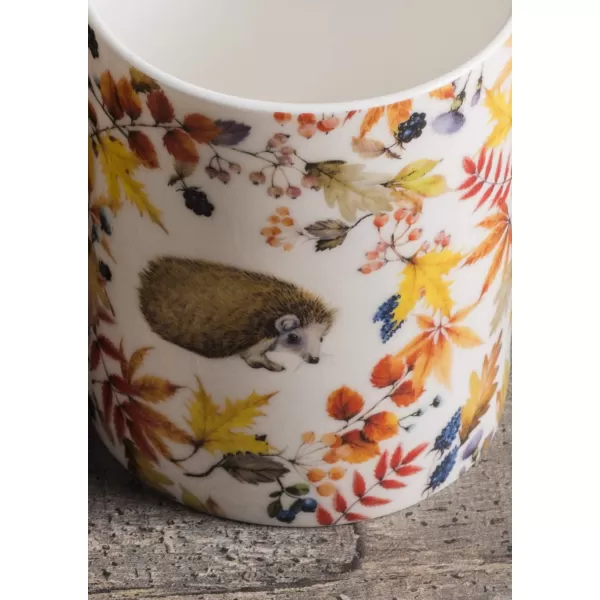 imageMaison d Hermine Coffee Mug with Handles Fine Bone China Mug Pack of Two for Hot Beverages  Coffee Cappuccino Latte Cocoa Perfect Gifts for Mothers Day Dining Buffet Party Holly Time 12 Ounce03  Morzine  Bois