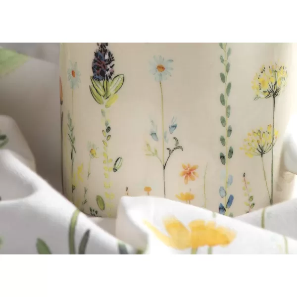 imageMaison d Hermine Coffee Mug with Handles Fine Bone China Mug Pack of Two for Hot Beverages  Coffee Cappuccino Latte Cocoa Perfect Gifts for Mothers Day Dining Buffet Party Holly Time 12 Ounce05  Botanical Fresh  Meadow