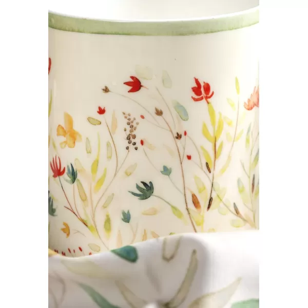 imageMaison d Hermine Mug with Handles Fine Bone China Coffee Mug Pack of One for Hot Beverages  Coffee Cappuccino Cocoa Perfect for Wife Girlfriend Colmar  Blue 15 Oz02  Colmar  Green