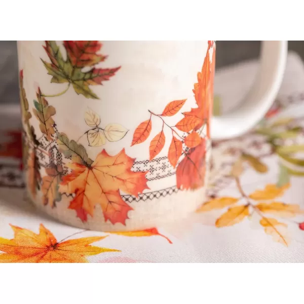 imageMaison d Hermine Mug with Handles Fine Bone China Coffee Mug Pack of One for Hot Beverages  Coffee Cappuccino Cocoa Perfect for Wife Girlfriend Colmar  Blue 15 Oz11  Amarante  Charmille