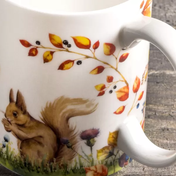 imageMaison d Hermine Mug with Handles Fine Bone China Coffee Mug Pack of One for Hot Beverages  Coffee Cappuccino Cocoa Perfect for Wife Girlfriend Colmar  Blue 15 Oz14  SousBois