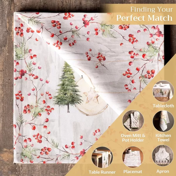 imageMaison d Hermine Napkin 100 Cotton 20 Inch x 20 Inch Set of 4 Dinner Napkins Decorative Cloth Napkin for Gifts Dining Buffet Party ampamp Camping Kelim  Infinity  ThanksgivingChristmas15  Mountain Life