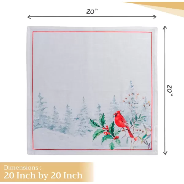 imageMaison d Hermine Napkin 100 Cotton 20 Inch x 20 Inch Set of 4 Dinner Napkins Decorative Cloth Napkin for Gifts Dining Buffet Party ampamp Camping Kelim  Infinity  ThanksgivingChristmas10  Morzine