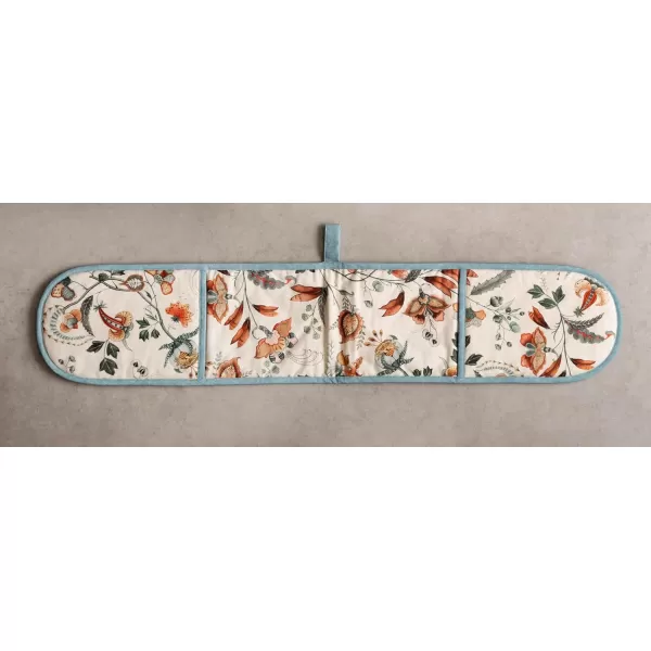 imageMaison d Hermine Pot Holder 100 Cotton Heat Resistant Set of 2 Potholders 8 Inch x 8 Inch Hot Pads with Loop for Gifts BBQ Cooking Grilling Microwave Winter Mornings  ThanksgivingChristmasDalida