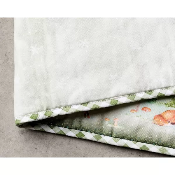 imageMaison d Hermine Pot Holder 100 Cotton Heat Resistant Set of 2 Potholders 8 Inch x 8 Inch Hot Pads with Loop for Gifts BBQ Cooking Grilling Microwave Winter Mornings  ThanksgivingChristmasWinter Mornings