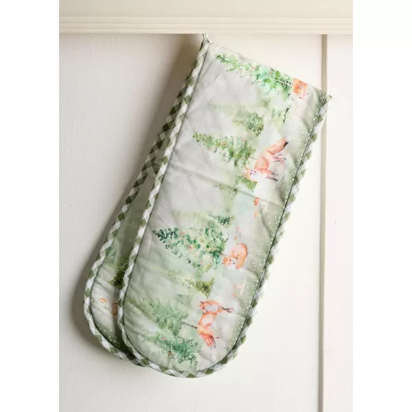 imageMaison d Hermine Pot Holder 100 Cotton Heat Resistant Set of 2 Potholders 8 Inch x 8 Inch Hot Pads with Loop for Gifts BBQ Cooking Grilling Microwave Winter Mornings  ThanksgivingChristmasWinter Mornings