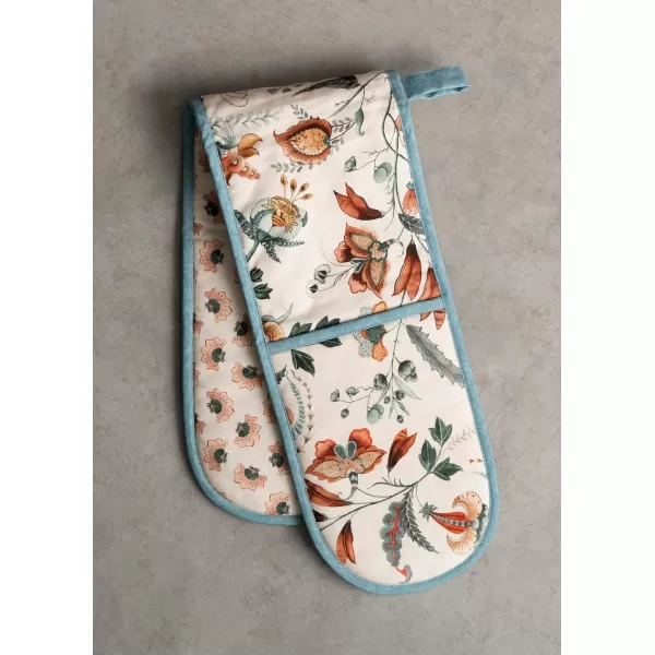 imageMaison d Hermine Pot Holder 100 Cotton Heat Resistant Set of 2 Potholders 8 Inch x 8 Inch Hot Pads with Loop for Gifts BBQ Cooking Grilling Microwave Winter Mornings  ThanksgivingChristmasDalida