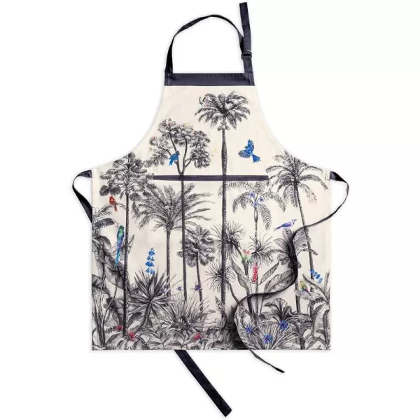 imageCotton Apron with Center Pocket Kitchen Unisex Cloth Apron 1 Piece with Long Ties for Painting Cooking Baking Restaurant2  Amazonia