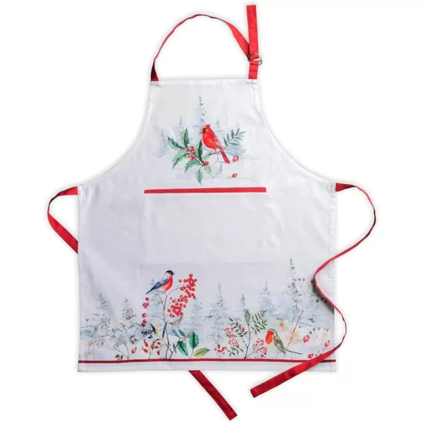 imageCotton Apron with Center Pocket Kitchen Unisex Cloth Apron 1 Piece with Long Ties for Painting Cooking Baking Restaurant3  Morzine