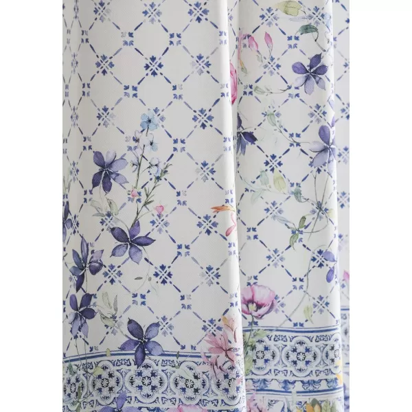 imageMaison d Hermine 100 Cotton Curtain Colmar Set of 3 Window Curtains for Caf Bedrooms Home with a Rod Pocket and Loop for Easy Hanging 2 Tiers 28quotx36quot and 1 Valance 56quotx18quot8  Faence