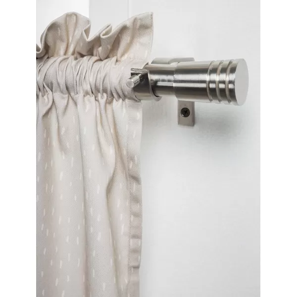 imageMaison d Hermine 100 Cotton Curtain Colmar Set of 3 Window Curtains for Caf Bedrooms Home with a Rod Pocket and Loop for Easy Hanging 2 Tiers 28quotx36quot and 1 Valance 56quotx18quot18  Jardin Dete  Fog