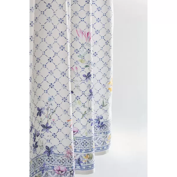 imageMaison d Hermine 100 Cotton Curtain Colmar Set of 3 Window Curtains for Caf Bedrooms Home with a Rod Pocket and Loop for Easy Hanging 2 Tiers 28quotx36quot and 1 Valance 56quotx18quot8  Faence