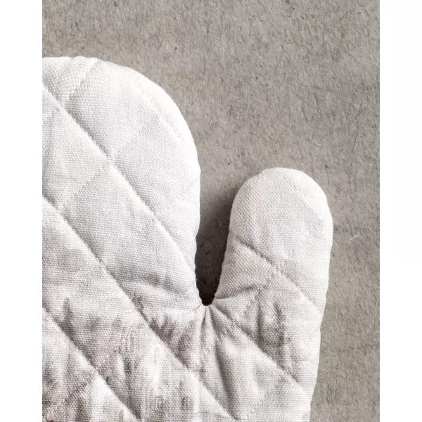 imageMaison d Hermine Cooking Gloves 100 Cotton Heat Resistant 7 Inch x 13 Inch Oven Mitt with Loop Handling Hot Pans BBQ Cooking Grilling Microwave Limoncello  SpringSummer18  Basse Cour