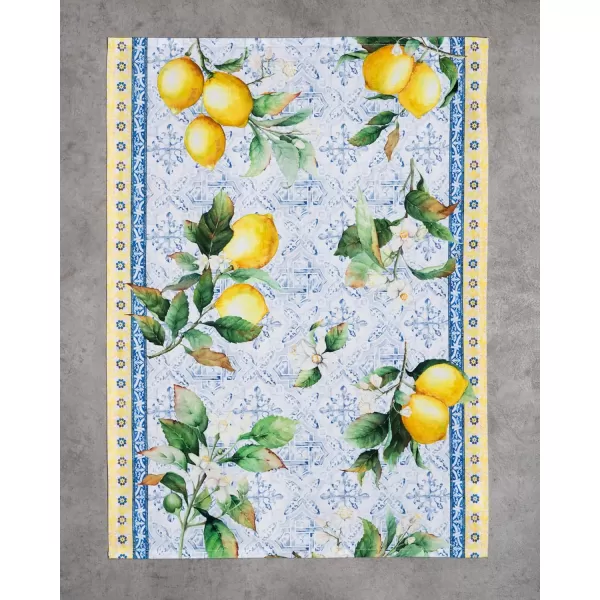 imageMaison d Hermine Dish Towels 100 Cotton Kitchen Towels Absorbent Dishcloth for Home Kitchen Dining Cocktail Parties ampamp Camping Gastronomie  SpringSummer Set of 304  Citrus