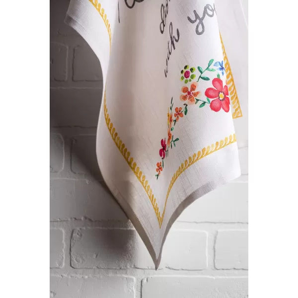 imageMaison d Hermine Dish Towels 100 Cotton Kitchen Towels Absorbent Dishcloth for Home Kitchen Dining Cocktail Parties ampamp Camping Gastronomie  SpringSummer Set of 311  Happy Florals  Sweety
