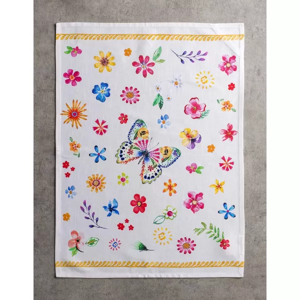 imageMaison d Hermine Dish Towels 100 Cotton Kitchen Towels Absorbent Dishcloth for Home Kitchen Dining Cocktail Parties ampamp Camping Gastronomie  SpringSummer Set of 311  Happy Florals  Sweety