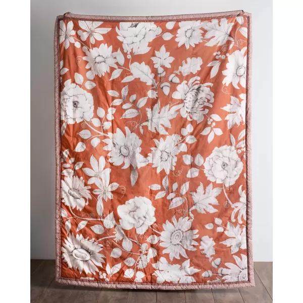 imageMaison d Hermine Fair Isle Cotton Throw Blanket Bohemian Bedding Lightweight and Breathable for Couch Sofa Bed Travel 50quotx60quot50X60