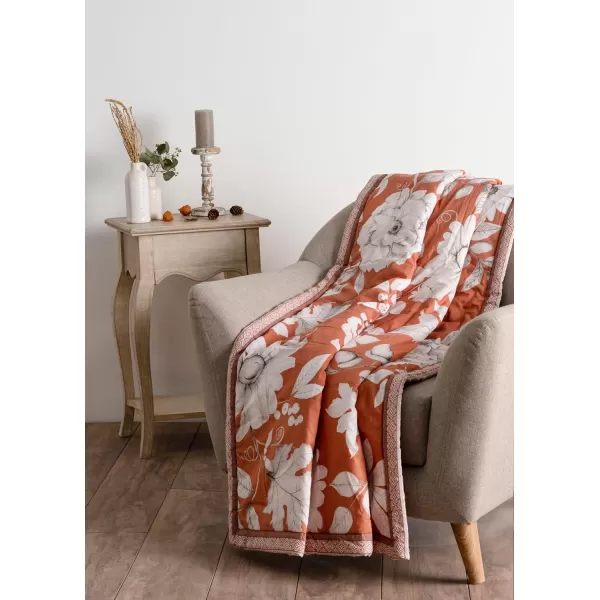 imageMaison d Hermine Fair Isle Cotton Throw Blanket Bohemian Bedding Lightweight and Breathable for Couch Sofa Bed Travel 50quotx60quot50X60