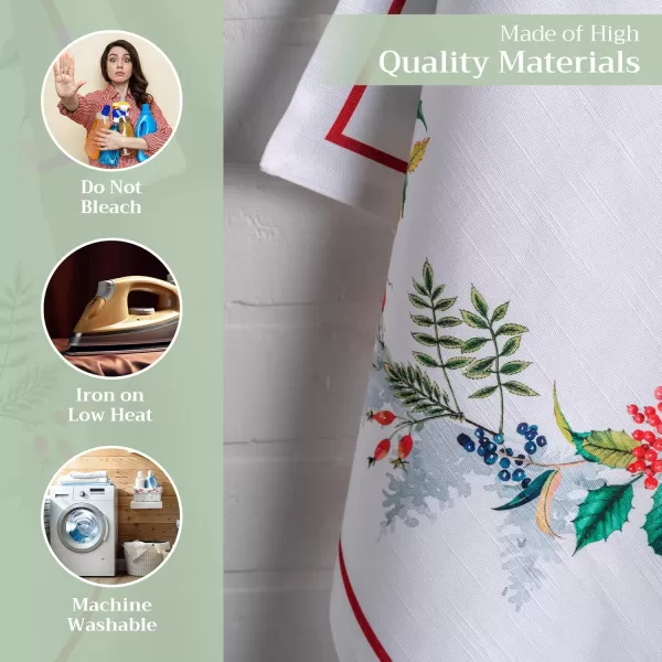 imageMaison d Hermine Kitchen Towel 100 Cotton Quick Dry Cleaning Dishtowel for Gifts Dining Home Wedding Banquet Buffet Christmas Joy  ThanksgivingChristmas Set of 305  Morzine