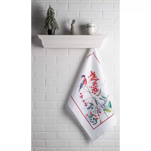 imageMaison d Hermine Kitchen Towel 100 Cotton Quick Dry Cleaning Dishtowel for Gifts Dining Home Wedding Banquet Buffet Christmas Joy  ThanksgivingChristmas Set of 305  Morzine