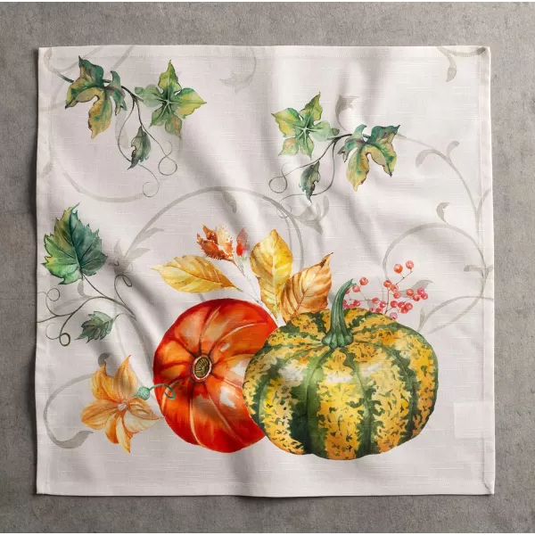 imageMaison d Hermine Napkins 100 Cotton Set of 4 Decorative Napkin Washable Cloth Napkins for Gifts Home Wedding Restaurant ampamp Camping Dalida  ThanksgivingChristmas 20x2022  Lumina