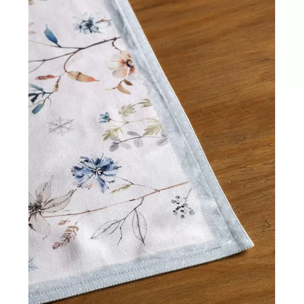 imageMaison d Hermine Placemats 100 Cotton Decorative Cloth Place Mat Washable Dinner Placemat Holiday Dinner Wedding ampamp Dining Ice Florals  ThanksgivingChristmas Set of 4