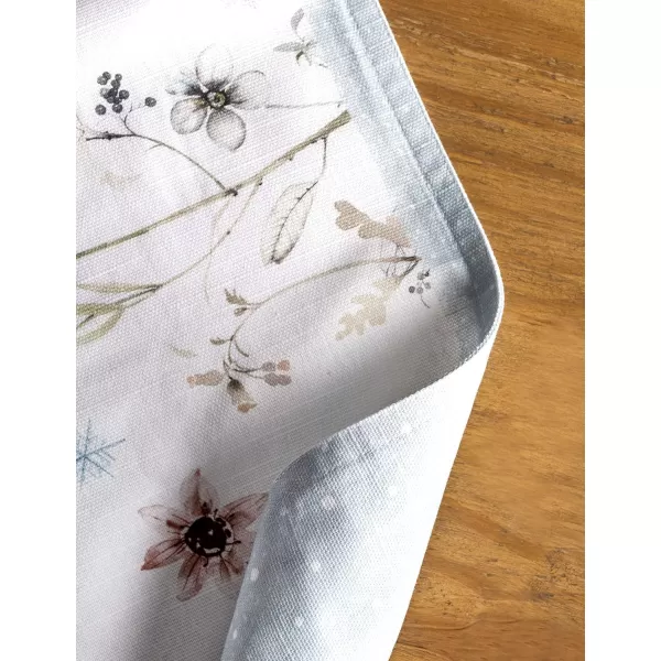 imageMaison d Hermine Placemats 100 Cotton Decorative Cloth Place Mat Washable Dinner Placemat Holiday Dinner Wedding ampamp Dining Ice Florals  ThanksgivingChristmas Set of 4