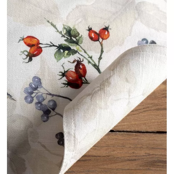 imageMaison d Hermine Placemats 100 Cotton Decorative Cloth Place Mat Washable Dinner Placemat Holiday Wedding ampamp Dining Equinoxe  Beige  ThanksgivingChristmas Set of 4