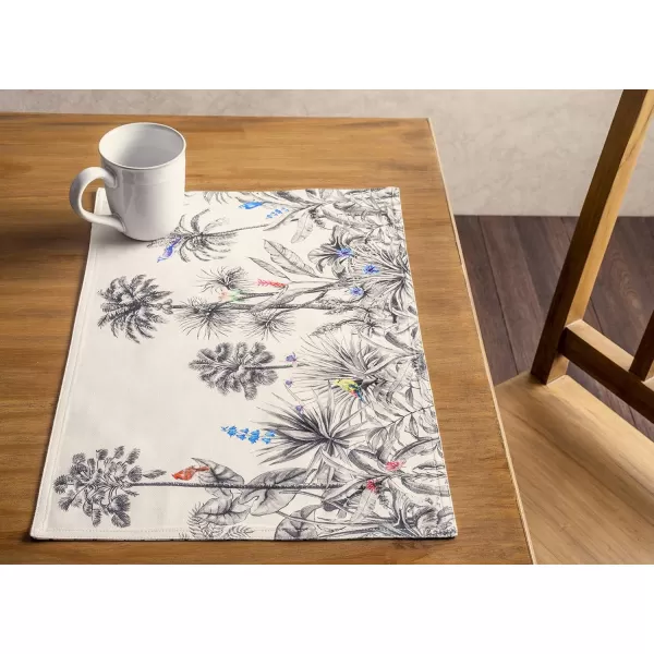 imageMaison d Hermine Placemats 100 CottonSet of 4 Dinner Placemat Decorative Washable Cloth Placemat Dining Buffet Parties ampamp Camping Amazonia  ThanksgivingChristmas