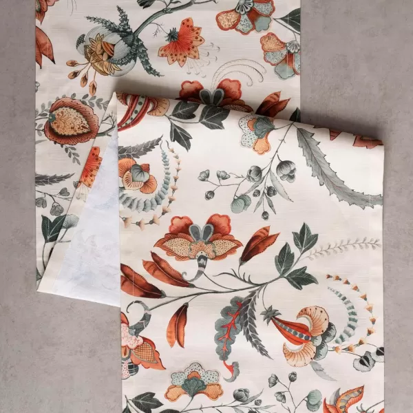 imageMaison d Hermine Sofia 100 Cotton Table Runner Tabletop Cover for Home Kitchen Dining Dcor Cocktail Parties Family Dinners Wedding ThanksgivingChristmas Double Layer 1450quotx108quotDalida