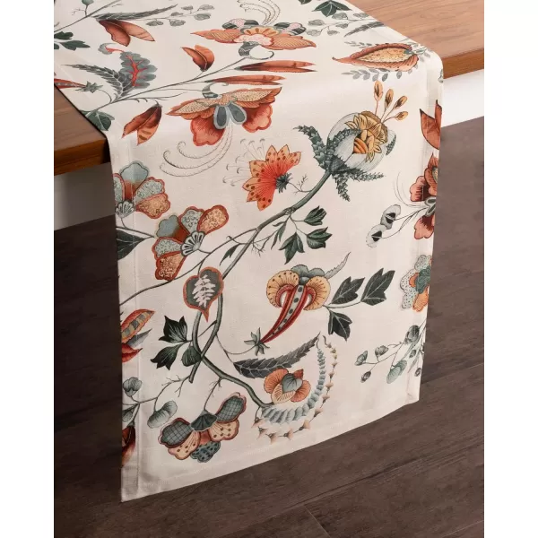 imageMaison d Hermine Sofia 100 Cotton Table Runner Tabletop Cover for Home Kitchen Dining Dcor Cocktail Parties Family Dinners Wedding ThanksgivingChristmas Double Layer 1450quotx108quotDalida