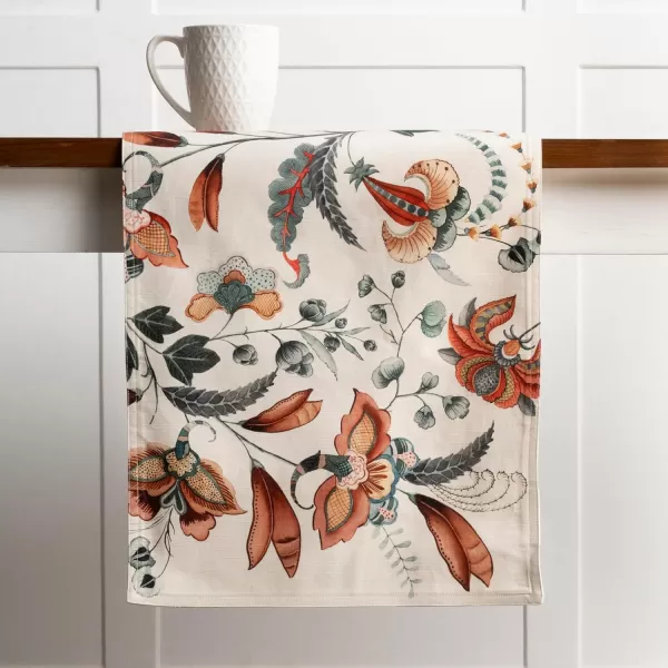 imageMaison d Hermine Sofia 100 Cotton Table Runner Tabletop Cover for Home Kitchen Dining Dcor Cocktail Parties Family Dinners Wedding ThanksgivingChristmas Double Layer 1450quotx108quotDalida