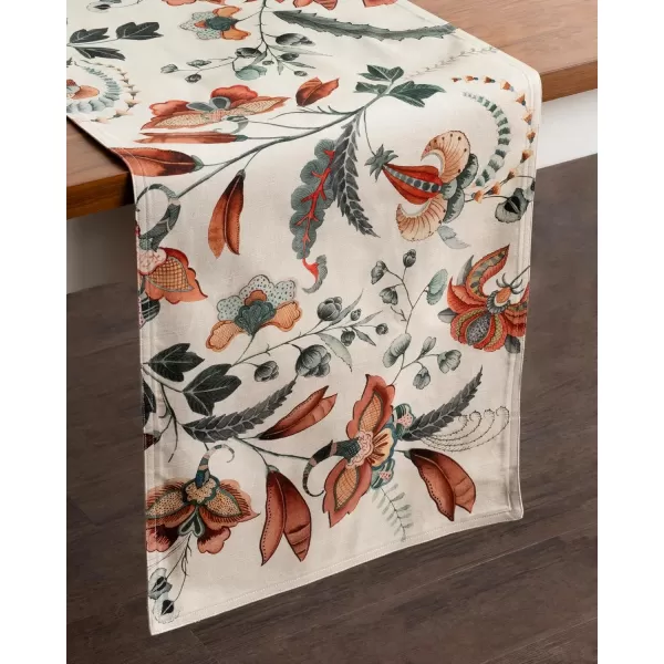 imageMaison d Hermine Sofia 100 Cotton Table Runner Tabletop Cover for Home Kitchen Dining Dcor Cocktail Parties Family Dinners Wedding ThanksgivingChristmas Double Layer 1450quotx108quotDalida