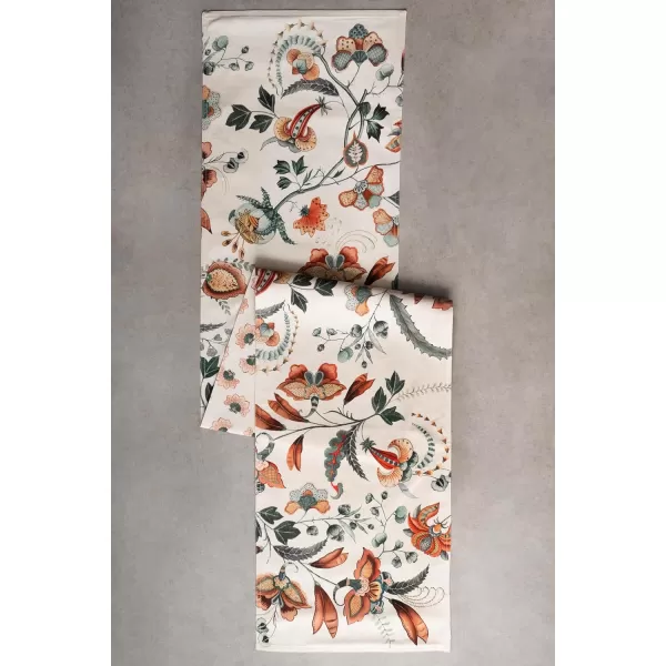 imageMaison d Hermine Sofia 100 Cotton Table Runner Tabletop Cover for Home Kitchen Dining Dcor Cocktail Parties Family Dinners Wedding ThanksgivingChristmas Double Layer 1450quotx108quotDalida
