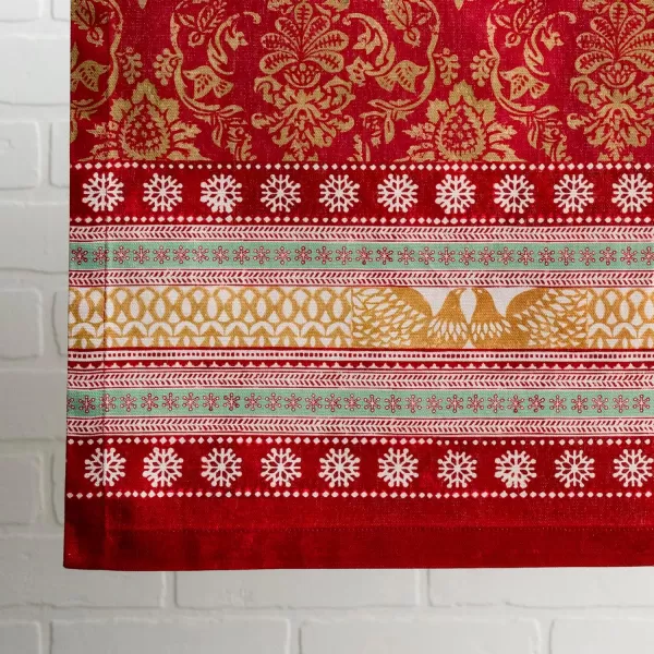 imageMaison d Hermine Sofia 100 Cotton Table Runner Tabletop Cover for Home Kitchen Dining Dcor Cocktail Parties Family Dinners Wedding ThanksgivingChristmas Double Layer 1450quotx108quotSofia