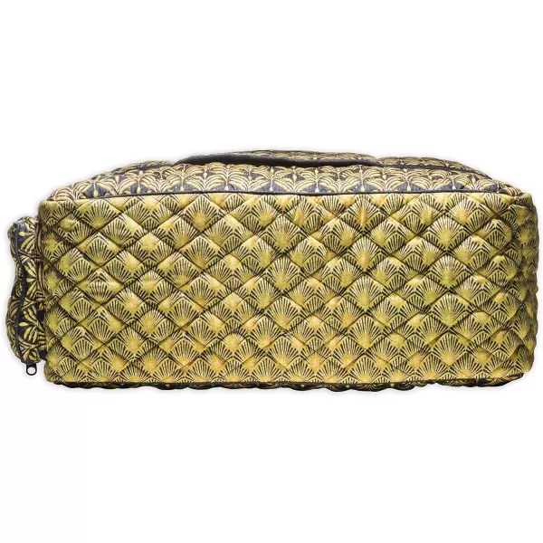 imageMaison d Hermine Weekend Bag Cotton Quilted Duffel Overnight Luggage Weekender Gym Bag for Gifts Travel Men Women Business Travellers Family Trip Bonobo  Blue48  Art Deco
