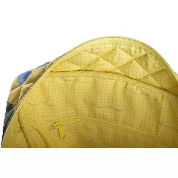 imageMaison d Hermine Weekend Bag Cotton Quilted Duffel Overnight Luggage Weekender Gym Bag for Gifts Travel Men Women Business Travellers Family Trip Bonobo  Blue10  Eden  Yellow