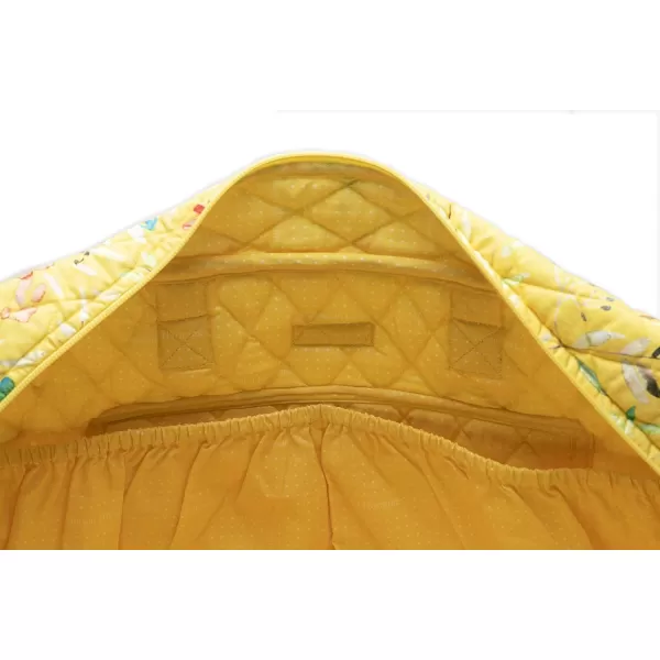 imageMaison d Hermine Weekend Bag Cotton Quilted Duffel Overnight Luggage Weekender Gym Bag for Gifts Travel Men Women Business Travellers Family Trip Bonobo  Blue16  Colmar