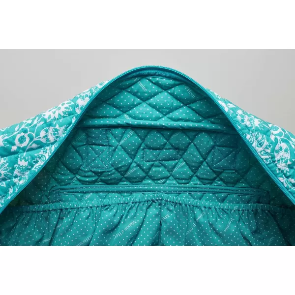 imageMaison d Hermine Weekend Bag Cotton Quilted Duffel Overnight Luggage Weekender Gym Bag for Gifts Travel Men Women Business Travellers Family Trip Bonobo  Blue35  Katmandou  Turquoise