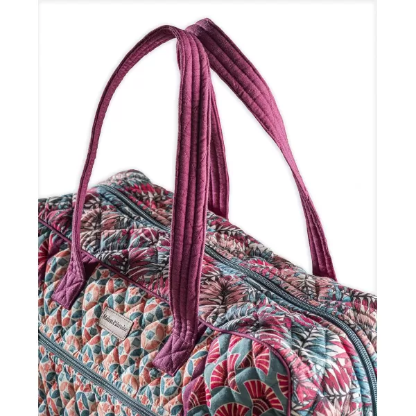 imageMaison d Hermine Weekend Bag Cotton Quilted Duffel Overnight Luggage Weekender Gym Bag for Gifts Travel Men Women Business Travellers Family Trip Bonobo  Blue7  Bamako