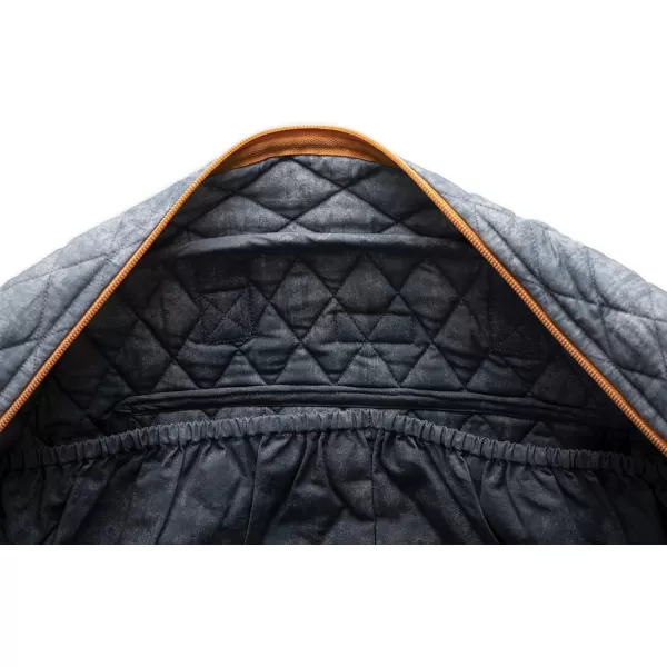 imageMaison d Hermine Weekend Bag Cotton Quilted Duffel Overnight Luggage Weekender Gym Bag for Gifts Travel Men Women Business Travellers Family Trip Bonobo  Blue13  Imperfection