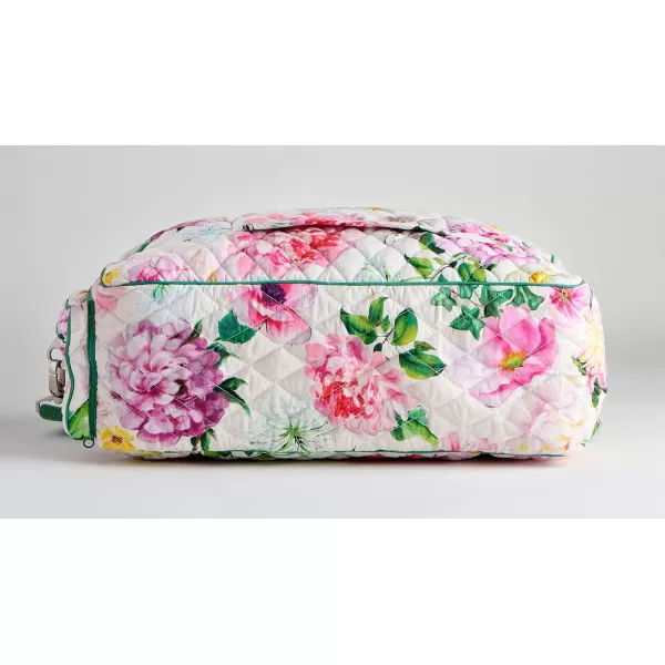 imageMaison d Hermine Weekend Bag Cotton Quilted Duffel Overnight Luggage Weekender Gym Bag for Gifts Travel Men Women Business Travellers Family Trip Bonobo  Blue33  Pivoine
