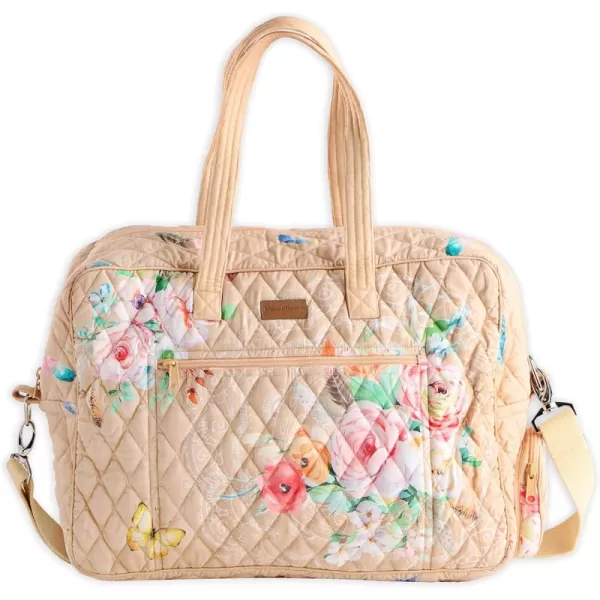 imageMaison d Hermine Weekend Bag Cotton Quilted Duffel Overnight Luggage Weekender Gym Bag for Gifts Travel Men Women Business Travellers Family Trip Bonobo  Blue40  Ibiza