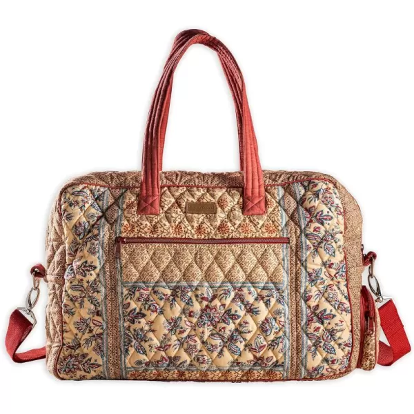 imageMaison d Hermine Weekend Bag Cotton Quilted Duffel Overnight Luggage Weekender Gym Bag for Gifts Travel Men Women Business Travellers Family Trip Bonobo  Blue6  Asmi