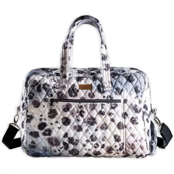 imageMaison d Hermine Weekend Bag Cotton Quilted Duffel Overnight Luggage Weekender Gym Bag for Gifts Travel Men Women Business Travellers Family Trip Bonobo  Blue23  Cheeta